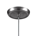 thumbnail image 3 of Elk Home Lungo 3-inch Wide 1-Light Pendant in Satin Nickel with Snow White Glass, 3 of 4