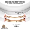 thumbnail image 3 of VEVOR Mini Split Línea de Cobre Set 24.6ft Longitud, 3/8" & 5/8" OD Tubos de Cobre para Mini Split Aire Acondicionado, Líneas de Cobre Acampanadas Blanco Mini Split Line Set para 24000 BTU, 3 of 9