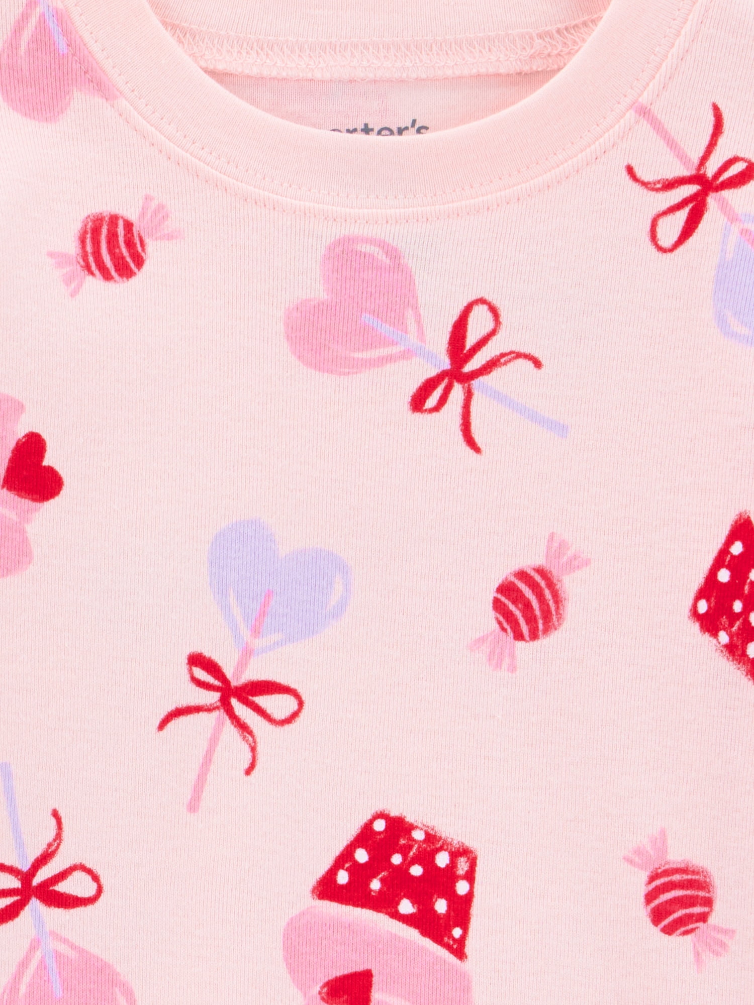 Carter's Child of Mine Baby and Toddler Valentine's Pajama, 2-Piece, Sizes 12M-5T