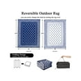 thumbnail image 7 of Findosom 8'x10' Blue Outdoor Rug Reversible Outdoor Mat RV Outdoor Plastic Straw Area Rug Mat Camping Rugs Waterproof Floor Mat and Rug for RV,Patio,Backyard,Deck,Picnic,Beach,Trailer, 7 of 7
