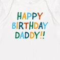 thumbnail image 3 of Inktastic Happy Birthday Daddy Baby Romper Coveralls, 3 of 4