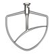 thumbnail image 1 of Batidor Plano de Acero Inoxidable para KitchenAid 5Plus-6Qt, 1 of 7
