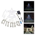 thumbnail image 4 of Guirnalda de luces solares con 350 LED, color blanco, ideal para fiestas, bodas y jardines., 4 of 7