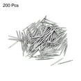 thumbnail image 4 of Pasadores de resorte de acero inoxidable Uxcell de 1.5 mm de diámetro, con extremo de doble brida, para correas de reloj de 18 mm, paquete de 200, 4 of 5