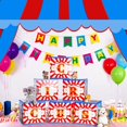 thumbnail image 4 of Decoraciones de fiesta con temática de circo y carnaval de Yexiya, 6 unidades, 4 of 5