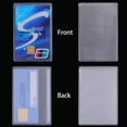 thumbnail image 3 of 80pcs Transparent Credit Card Health Insurance Card ID Credit Card Holder Sleeves Protector Frosted, 3 of 5