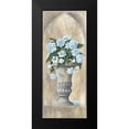 thumbnail image 2 of Unknown 12x24 Black Modern Framed Museum Art Print Titled - Vase White Flowers, 2 of 5