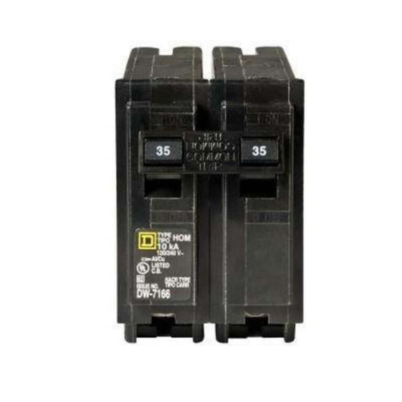 Schneider Electric  Homeline Mini 2P Breaker, 120-240V - 35A