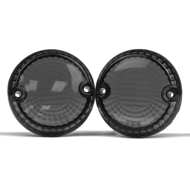 Krator Smoke Turn Signal Lens Lenses Indicator Blinkers Compatible with Yamaha Warrior 2001-2007