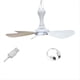 thumbnail image 5 of Ventilador de Camping, Mini Ventilador de Techo Portátil, Ventilador de Tienda USB para Acampar Al Aire Libre, Cable de Extensión de 1,5 M, 5 of 5