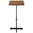 thumbnail image 4 of Oklahoma Sound Portable Presentation Series Adjustable Height Lectern Stand 16 Inch x 20 Inch Reading Surface with Book and Paper Stop, Medium Oak, 4 of 6