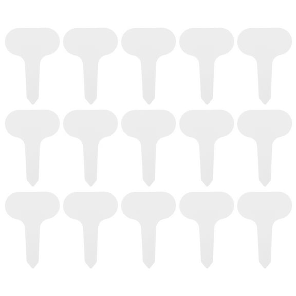 Worgeous  100 Pcs Plant Sign Garden Signs for Vegetables Plants Outdoor White