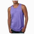 thumbnail image 3 of KPOPLK Mens Muscle Tank Tops Gym Workout Athletic Tank Top Summer Spring Solid Color Casual Sleeveless Cotton Tee Shirts Valentine'S Day s(Purple,M), 3 of 8