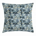 thumbnail image 1 of Grunge Throw Pillow Cushion Cover, Hand Painted Style Triangles and Blots Simple Geometric and Artistic Composition, Decorative Square Accent Pillow Case, 20 X 20 Inches, Multicolor, by Ambesonne, 1 of 2