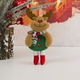 thumbnail image 5 of YOHAVEN Christmas Fabric Doll Ornament Small Plush Hanging Decoration Cute Holiday Pendant Xmas Tree Decor for Living Room Bedroom Fireplace Home, 5 of 6
