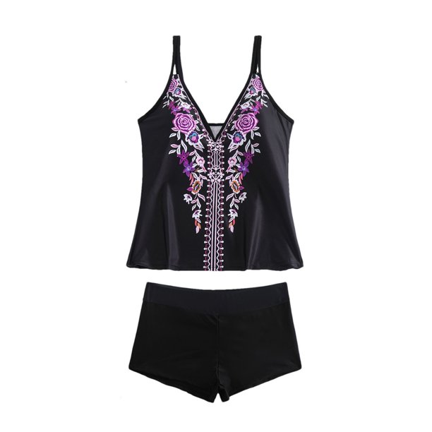 Bikini de Mujer Trajes de Baño de Moda Sexy Casual Diseño Dividido Conjunto para Piscina de Playa Y Vacaciones de Verano, Traje de Baño de Longitud Regular