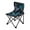 Butterfly and the Moon, variant on 600D Oxford Camping Chair Portable Foldable Chair Supports 220 lbs for Picnic, Fishing, Backpacking Blue-green Butterfly Pattern