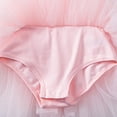 thumbnail image 2 of Wuxian Girls Ballet Dress Tutu Ruffle Flutter Sleeve Ballet Dance Dress Tutu Skirted Leotard Ballerina Dancewear Gymnastics Summer Dress, Pink, 3-4 Years, 2 of 8