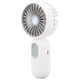thumbnail image 3 of Mini ventilador de mano pequeño ventilador portátil personal velocidad ajustable USB recargable ventilador para viajes en interiores y exteriores blanco, 3 of 12