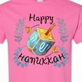 thumbnail image 4 of Inktastic Happy Hanukkah Dreidel and Laurels T-Shirt, 4 of 5