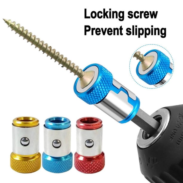6 Pcs Strong Magnetic Screw Ring with 3 Pcs Ph2 Screwdriver Bit Set, 1/4 Inch/6.35 mm Universal 6 Pcs Strong Magnetic Screw Ring with 3 Pcs Ph2 Screwdriver Bit Set, 1/4 Inch/6.35 mm Universal