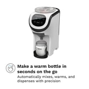 Baby Brezza Formula Pro Mini Baby Formula Mixer Machine Fits Small Spaces and is Portable for Travel– Bottle Makers Makes The Perfect Bottle for Your Infant On The Go, White