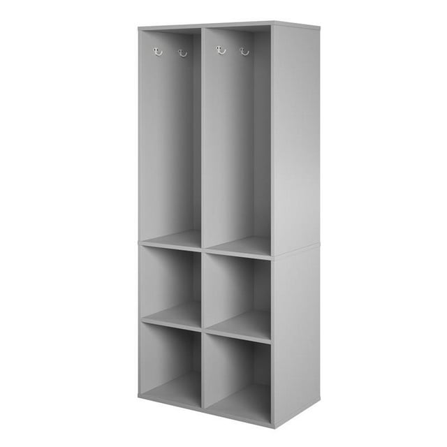 Ameriwood Home Tyler Kid'S 4 Cube Storage en Gris Colombe