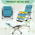 thumbnail image 6 of DKMOCO Oversized XL Zero Gravity Chair, 29" Extra Wide Recline Chair w/Upgraded Lock and Wider Cup Holder, Camping Lawn Chair for Patio Outdoor Office,Light Blue, 6 of 6