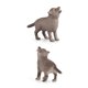 thumbnail image 4 of Suministros para fiestas Toy Woodland Wolf Figuritas New Realistic Kid Forest Animal - Kuyhfg Sin marca, 4 of 4