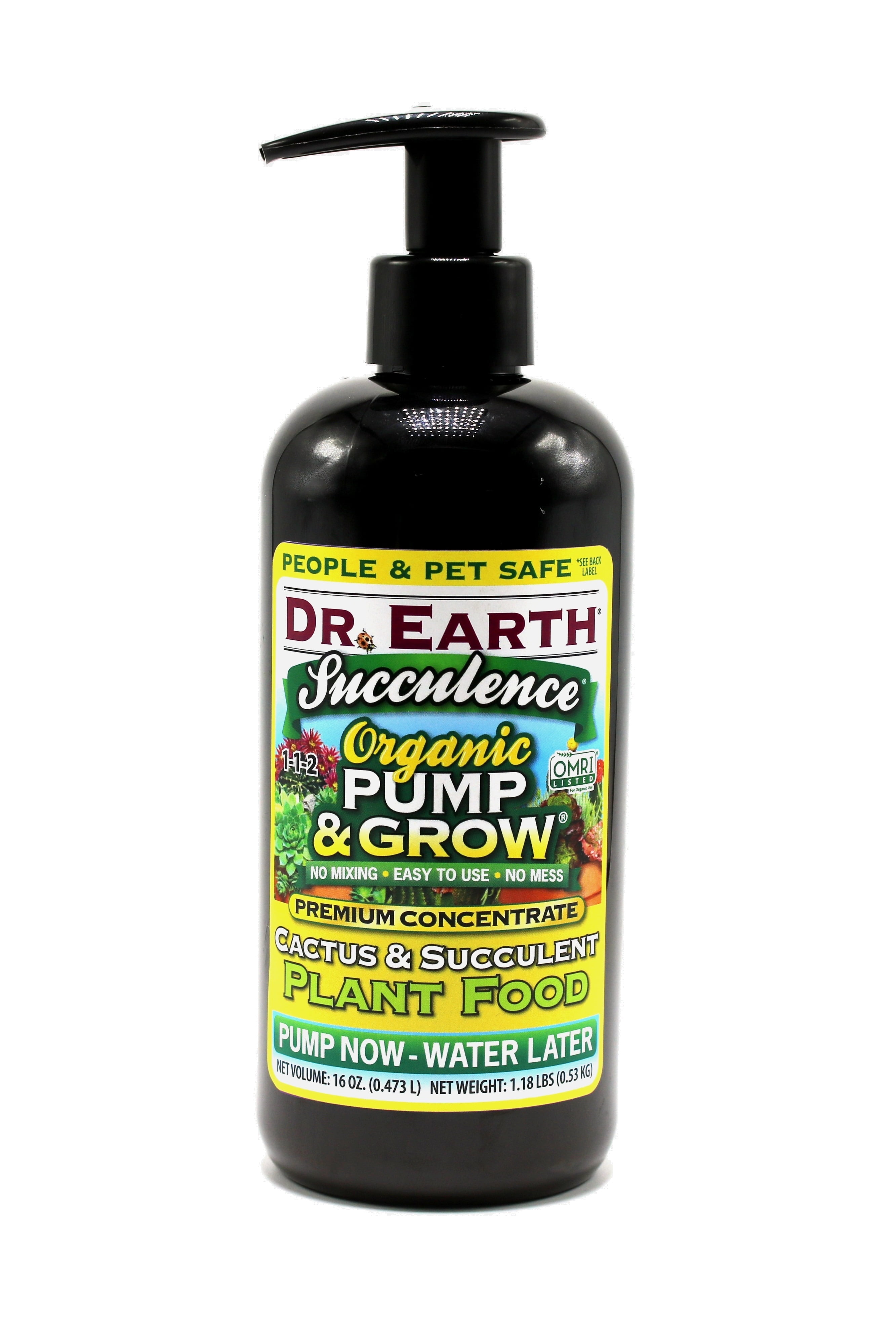 Dr. Earth Succulence Cactus &amp; Succulent Pump &amp; Grow Liquid