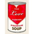 thumbnail image 2 of Beyon, Carlos 11x14 White Modern Wood Framed Museum Art Print Titled - Love Soup, 2 of 4
