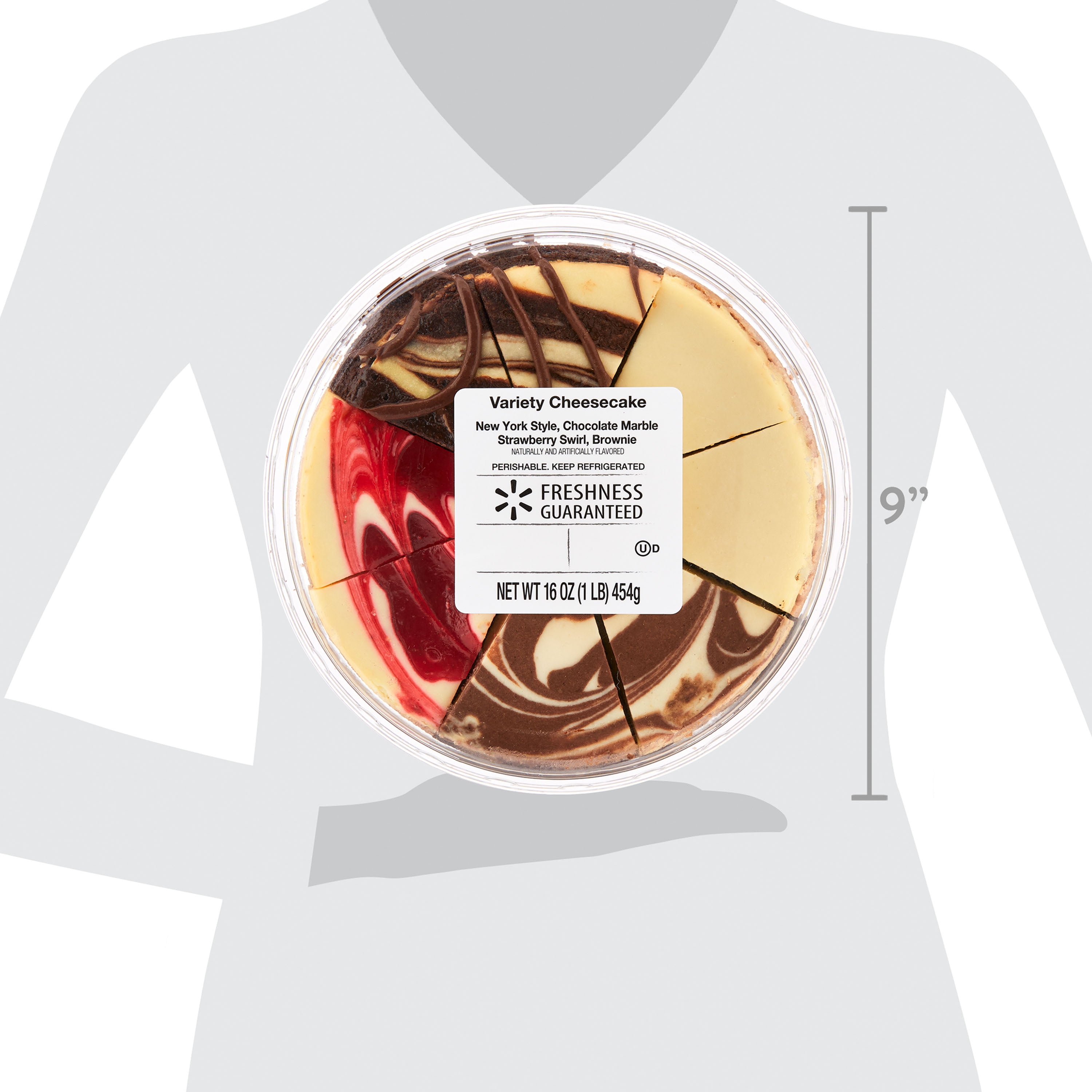 Freshness Guaranteed Variety Cheesecake, 16 oz, 8 Slices