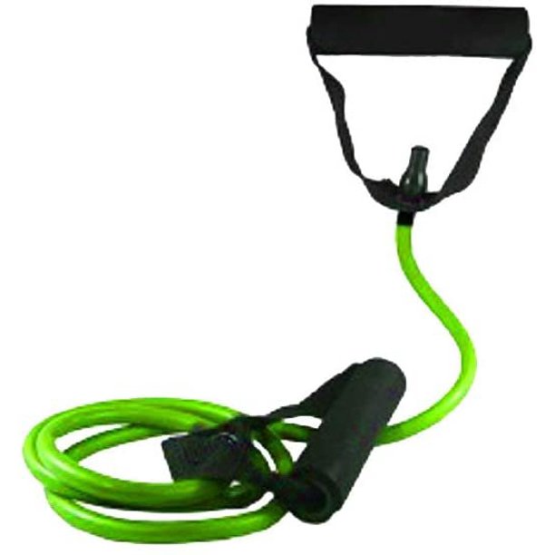 Exercise Tubing with Handles, Green 100 feet. Heavy Resistance Band