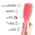 thumbnail image 4 of Cepillo para el cabello Tangle Teezer Large Ultimate Detangler Coral Pink, 4 of 8