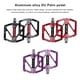 thumbnail image 3 of Naiovety 1 par de pedales antideslizantes, sillines duraderos anchos impermeables de aleación de aluminio para bicicleta, accesorios universales de Ciclismo Negro Naiovety OD029905-01B, 3 of 6