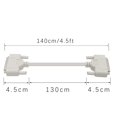 thumbnail image 4 of Cable De Impresora Paralelo Db25 Macho A Hembra De 4,5 Pies Youcheng Para La Conexión Entre Una Computadora Con Interfaz Hembra Db25 Y La Impresora, 4 of 5