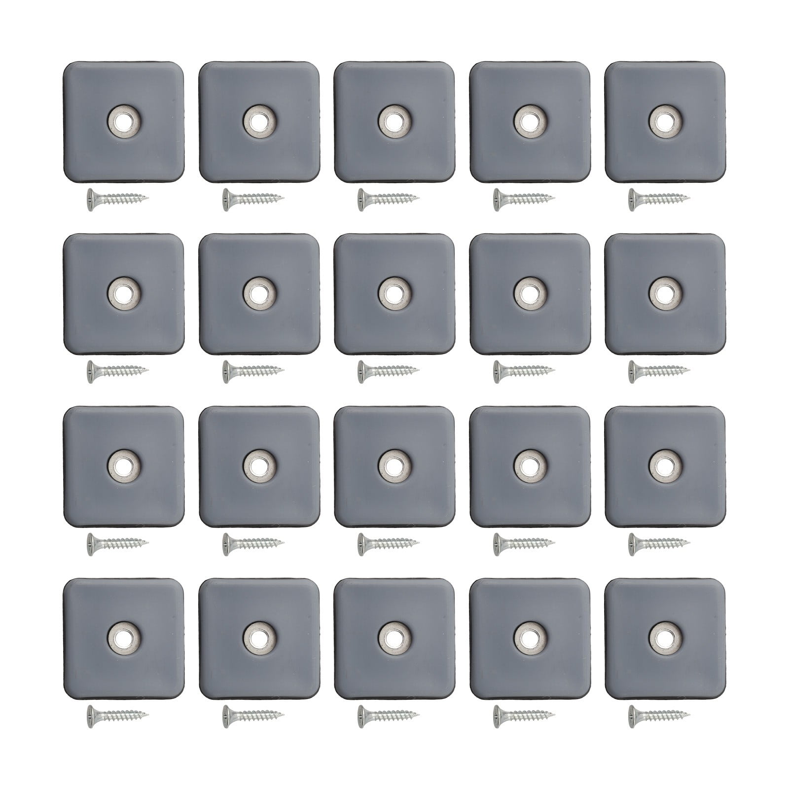 20Pcs Furniture Movers Sliders Gliders Heavy Duty Carpet Hard Floor Easy Removal 40Mm Smile Home