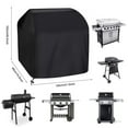 thumbnail image 6 of 60 Inch Grill Cover for Outdoor Grill, Heavy Duty 420D BBQ Cover, Waterproof Heavy Duty Grill Cover Anti-UV Rainproof Protective Barbecue Cover by Fakrich, 6 of 10