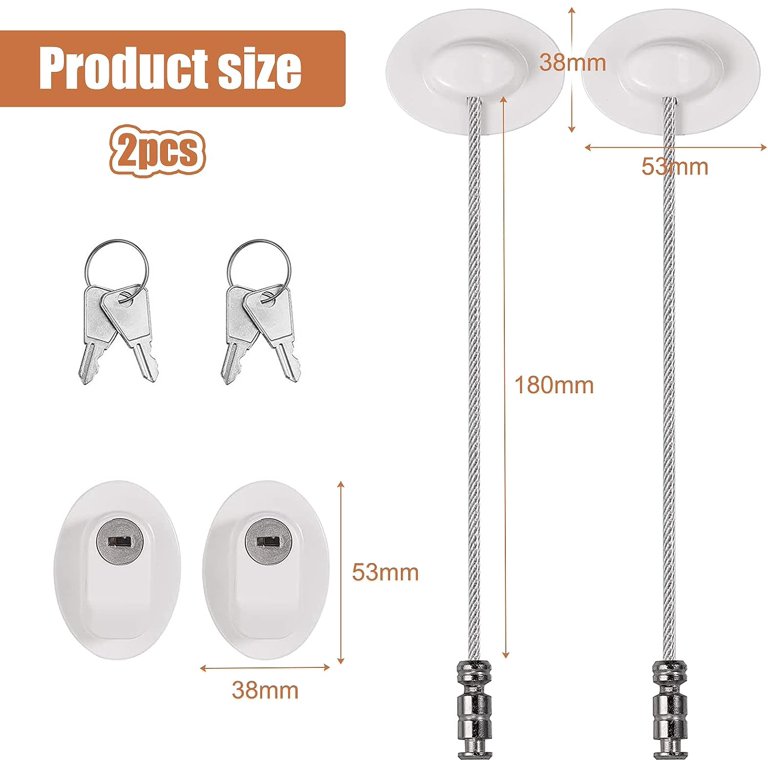 No Drill Installation Window Locks For UPVC Windows 2-Pack - No Drill ...