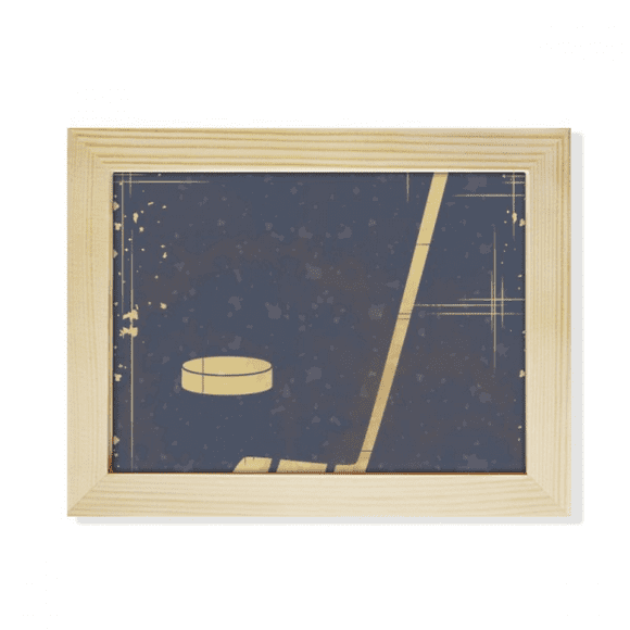 Golf Sport Illustration Blue Pattern Desktop Photo Frame Picture Art Decoration Painting 6x8 inch