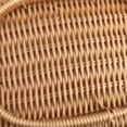 thumbnail image 6 of 2X Handmade Bamboo Elephant Wicker Picnic Basket Food Bread Camping Picnic Basket Bamboo Fruit Storage Basket, 6 of 7