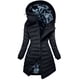 thumbnail image 2 of AUNVITO Women's Color Block Hooded Long Sleeve Casual Coat Relaxed Fit Street Style, 2 of 8