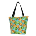 thumbnail image 1 of Fotbe Pineapple Bolsa de Playa con Estampado, Bolsa de Hombro, Bolsa de Mano Espaciosa, Bolsa de Viaje Ligera, Bolsa de Compras Versátil, 1 of 6