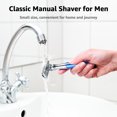 thumbnail image 3 of Amdohai Sécurité à Double Tranchant Razor Rasoir Papillon Ouvert pour Hommes Razor Rasoir Manuel Classique pour Hommes Nettoyage du Visage, 3 of 7