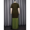 thumbnail image 6 of Tassel Cocktail Dresses for Women: Bodycon Cut Out High Low Fringe Formal Party Dress Green S, 6 of 10