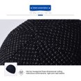 thumbnail image 3 of Gorros reflectantes de invierno unisex, gorro de punto de alta visibilidad (negro), 3 of 5