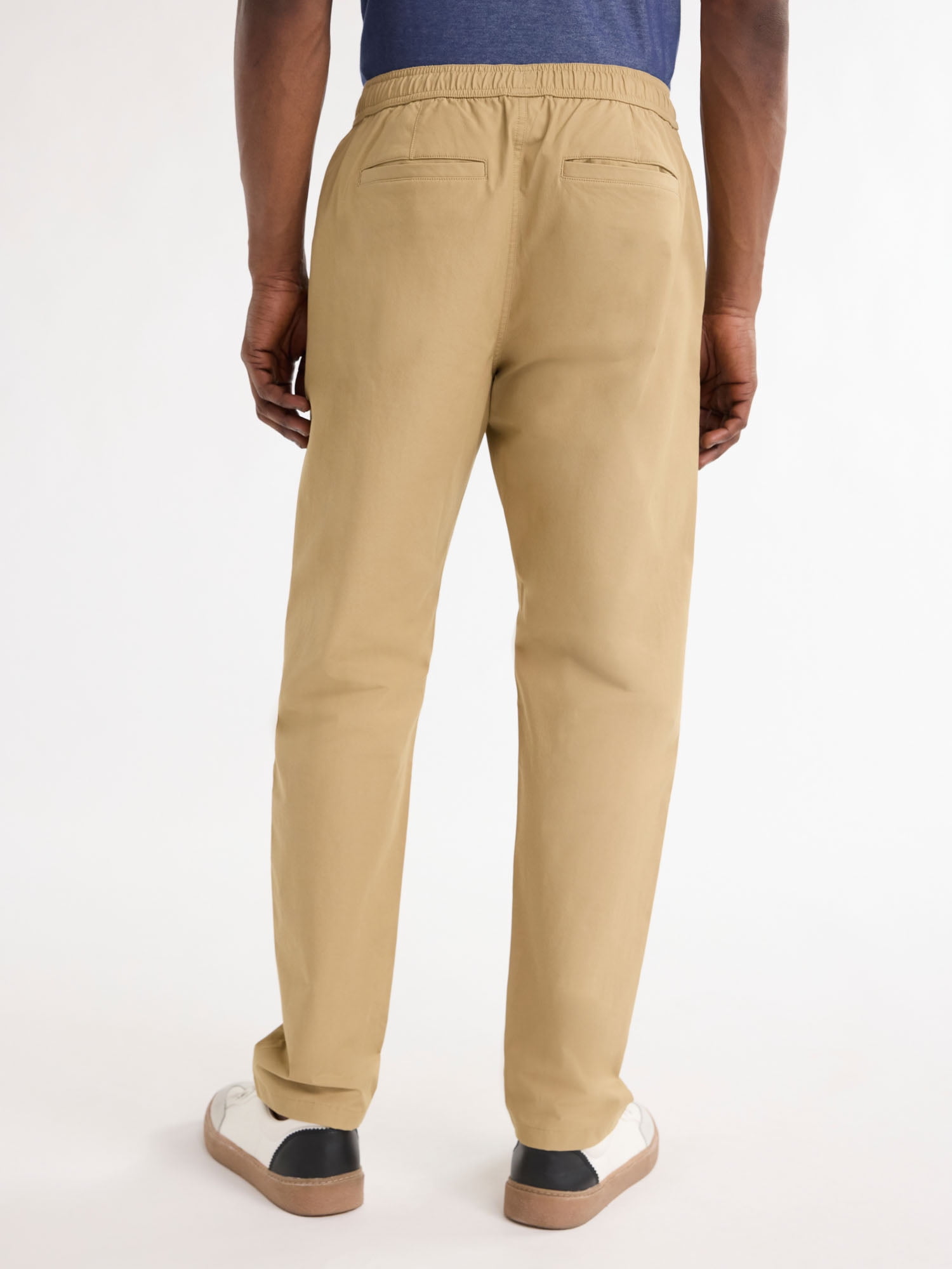 Free Assembly Men's Pull On Pants, Size XS to 3XL