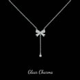 thumbnail image 4 of GlassCharms Tassel Butterfly Necklace 2024 - New Light Luxury INS Style Jewelry, Perfect Graduation Gift, Elegant Clavicle Chain, 4 of 13