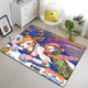 thumbnail image 1 of Jojo - Alfombra de pintura animada Área grande Negro Suave Decoración para el hogar Boho Picnic160x200cm (62x78 pulgadas)160x200cm (62x78 pulgadas) zhangmengya unisex, 1 of 2
