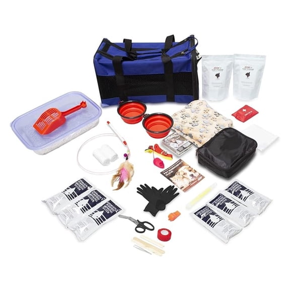 - Cat Emergency Survival Kit - Bug Out, Emergency, Travel Kits, First Aid - Deluxe